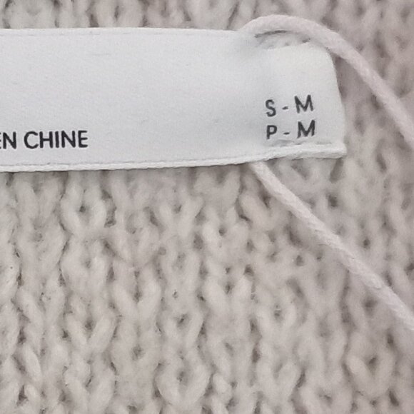 OAK + FORT cream cardigan with faux fur sleeves - Picture 10 of 10